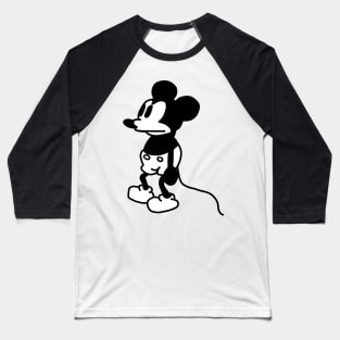 Unhappy Mouse and Steamboat Willie 1928 Baseball T-Shirt